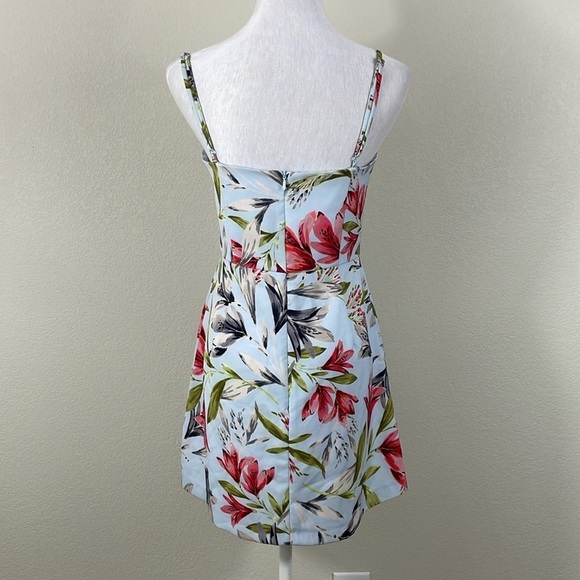 French connection Floral mini strap dress size 6 - Picture 3 of 6
